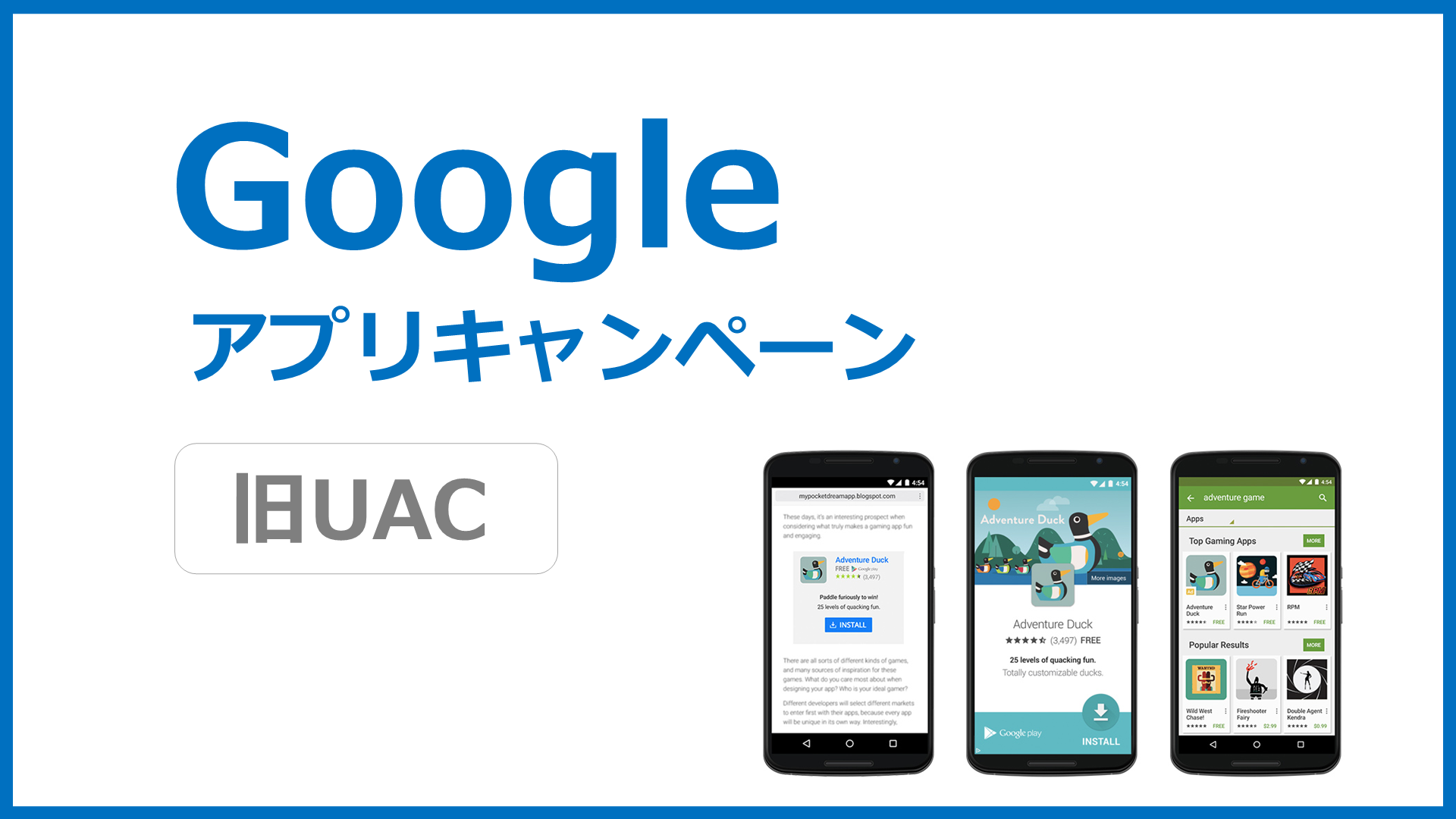Googleアプリキャンペーン（旧UAC）最低限の運用ポイント
