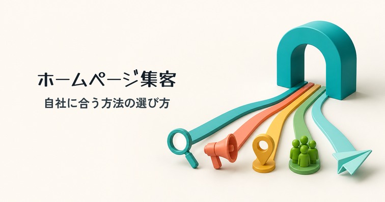 ホームページ集客方法14選【2026年版】集客に強いHPにするコツと選び方