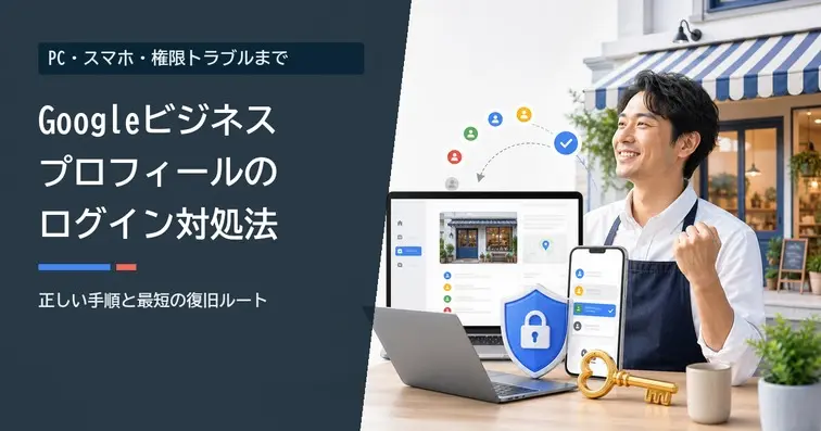 Googleビジネスプロフィールのログイン方法｜できない原因と対処法・スマホ手順まで【2026年最新】