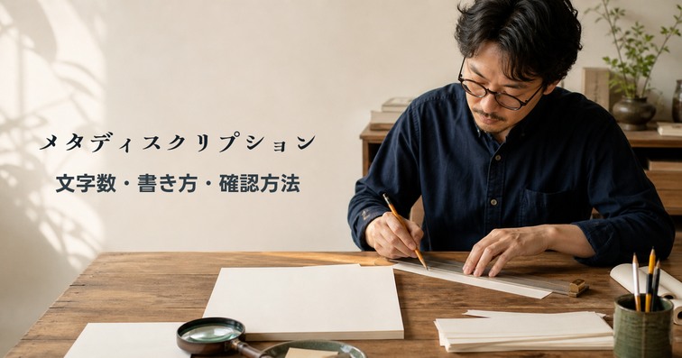 メタディスクリプションとは？文字数・例文・確認方法を紹介（meta description）