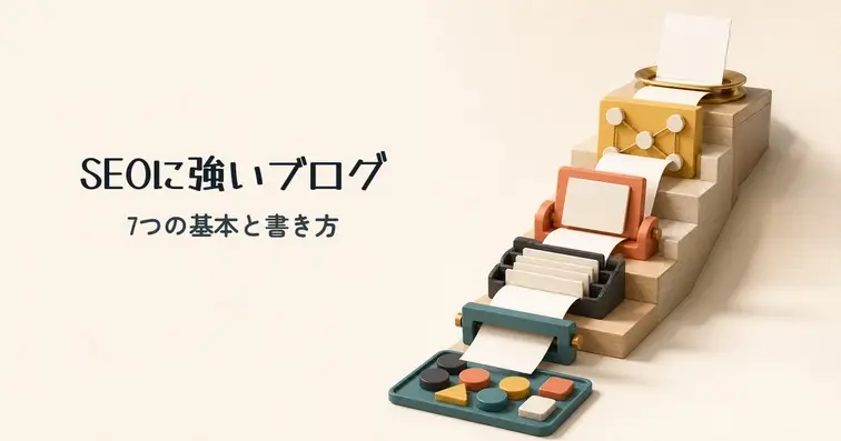 SEOに強いブログの書き方｜初心者が押さえる7つのポイント【2026年版】