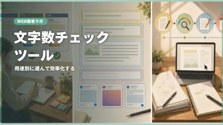 文字数チェックツールおすすめ10選｜無料・選び方【2026年版】