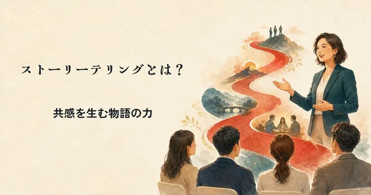ストーリーテリングとは？初心者向けに意味・ビジネス活用事例・フレームワークを解説