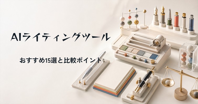 AIライティングツールおすすめ15選【2026年】SEOに強い比較ポイント