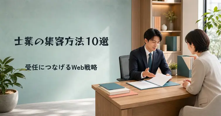 【各士業別】士業の集客方法10選！webマーケティングで受任を増やすコツ